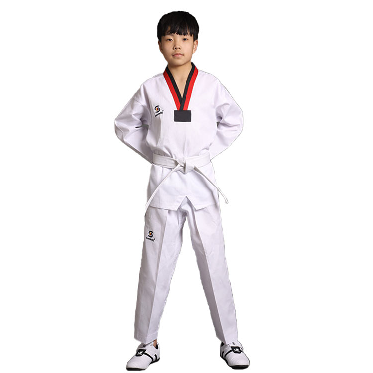 Pakaian seragam Taekwondo 100% kapas